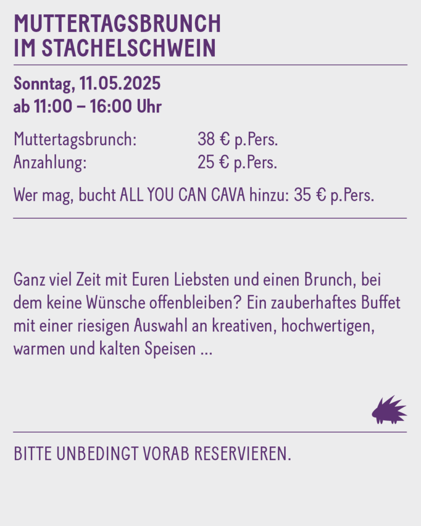 Stachelschwein_Event_Frühling2025_Muttertag_2
