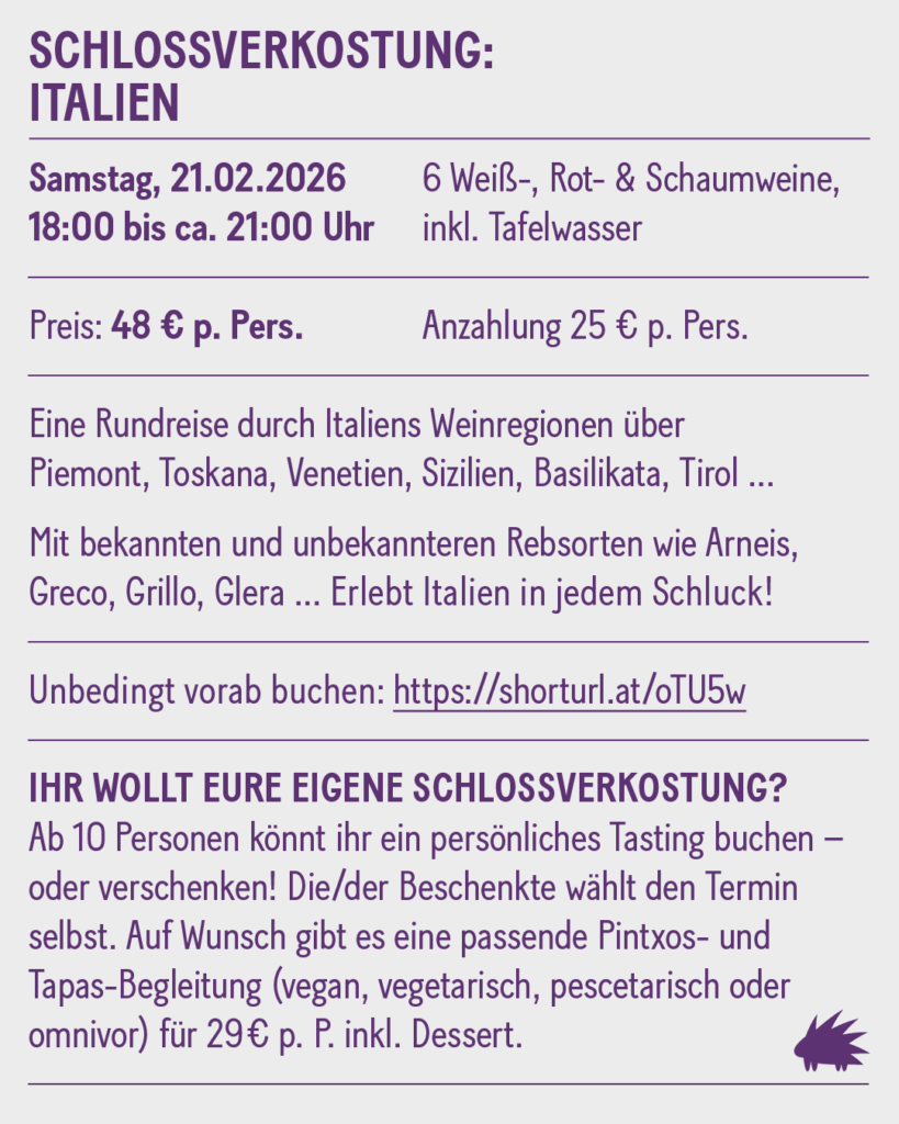 Stachelschwein_Event_2026_Frühling_Italien_2